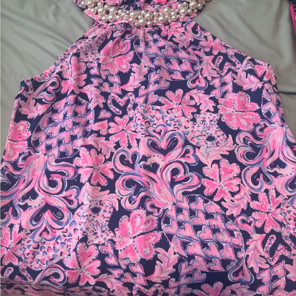 Lilly Pulitzer Pink and Purple Blouse